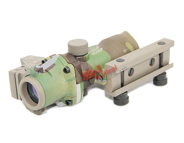 ACOG 4X32 Real Fiber Source Red Illuminate w/ RMR sight